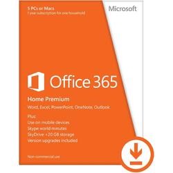 Microsoft Office 365 Home, Subscriptie 1 an, 6 Utilizatori, All Languages, Electronic, ESD