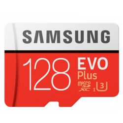 MicroSDXC, EVO Plus, 128GB, Clasa 10, UHS-1 + Adaptor SD