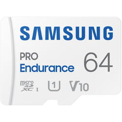 Samsung Micro SDXC PRO Endurance (2022) UHS-1 Clasa 10 64GB + Adaptor SD