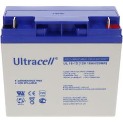 Acumulator UPS Ultracell UL18-12, 12V, 18A, Alb