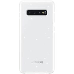 Capac spate tip LED Cover (NFC powered back cover) Alb pentru Galaxy S10 Plus