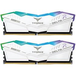 T-Force Delta RGB 32GB DDR5 6200MHz CL38 Kit Dual Channel White