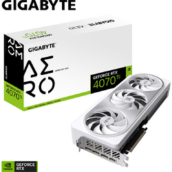 Placa video Gigabyte GeForce RTX 4070 Ti AERO OC 12GB GDDR6X 192 Bit V.2