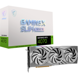GeForce RTX 4070 GAMING X SLIM WHITE 12GB GDDR6X 192 Bit DLSS 3.0