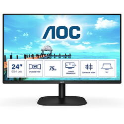 Monitor LED AOC 24B2XH/EU 23.8 inch FHD VA 4 ms 75 Hz