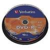 Verbatim DVD-R AZO 16X 4.7GB Matt Silver Spindle (10 buc)