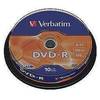 Verbatim DVD-R AZO 16X 4.7GB Matt Silver Spindle (10 buc)