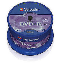 DVD+R AZO 16X 4.7GB Matt Silver Spindle (50 buc)