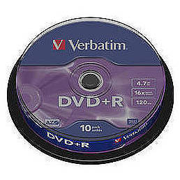 Verbatim DVD-RW SERL 4X 4.7GB Matt Silver Spindle (10 buc)