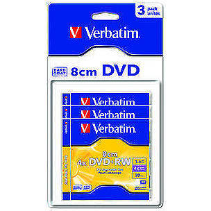Verbatim DVD+RW SERL 8CM 2X 30MIN/1.46GB  Matt Silver (3 buc)