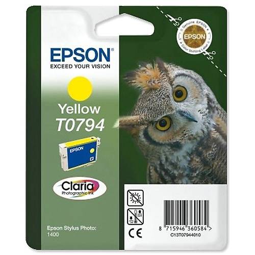 Epson cartus cerneala  Yellow T0794 Claria Photographic Ink