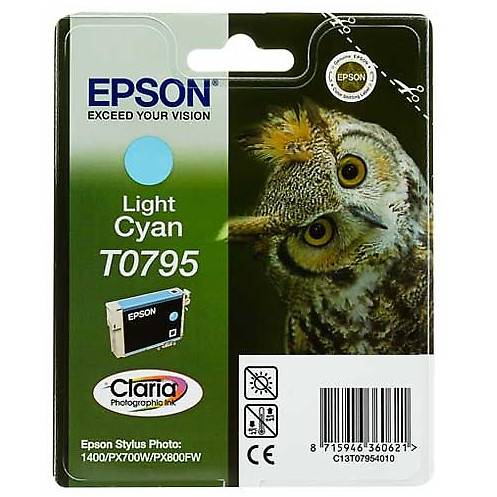 Epson cartus cerneala  Light Cyan T0795 Claria Photographic Ink