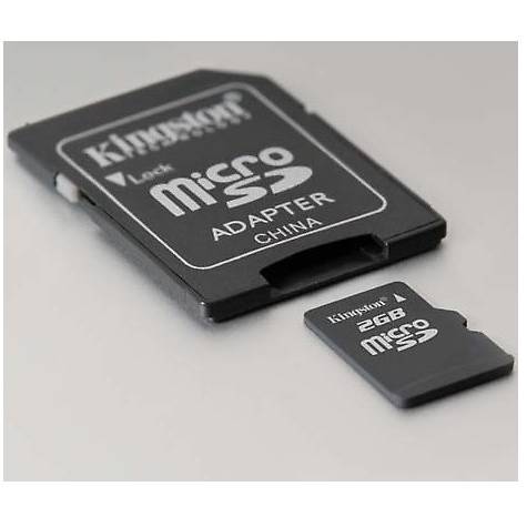 Card Memorie Kingston Micro SD, 2GB, Adaptor SD inclus