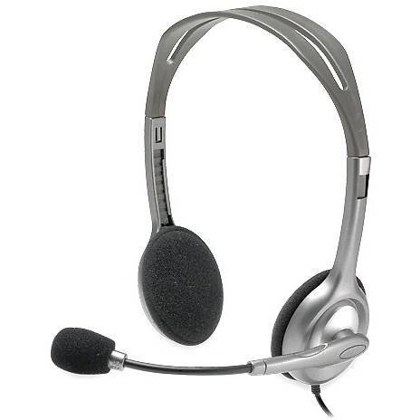 Casti Logitech H110  Stereo Headset Gray