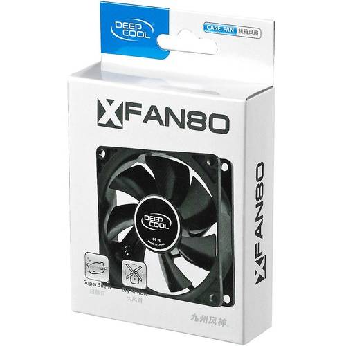 Ventilator PC DeepCool Xfan 80 black 80mm