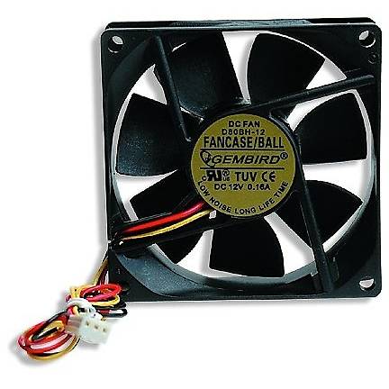 Ventilator PC Gembird FANCASE 80mm Ball Bearing