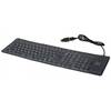 Tastatura Gembird KB-109F-B, Flexibila, PS/2-USB