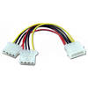 Spliter Cablu Alimentare, 5.25" Molex la 2x 5.25" Molex Gembird CC-PSU-1