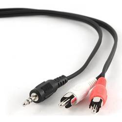 Cablu Audio stereo (Jack 3.5 mm la RCA), 2.5m Gembird CCA-458-2.5M