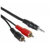 Cablu Audio stereo (Jack 3.5 mm la RCA), 5m Gembird CCA-458-5M