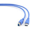 Cablu USB imprimanta  USB3.0 A - B, 3m, bulk, Gembird CCP-USB3-AMBM-10