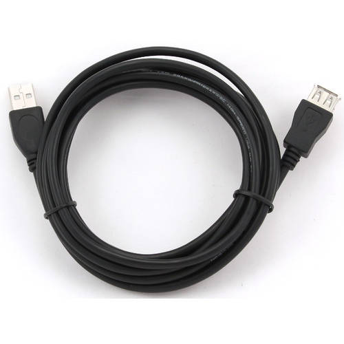 Cablu USB Cablu prelungitor USB, 3m black Gembird  CCP-USB2-AMAF-10