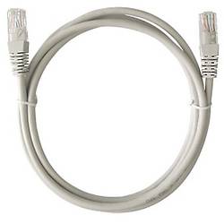 Patch Cord Gembird UTP cat. 5e, 3m Alb, PP12-3M