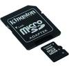Card Memorie Kingston Micro SDHC, 32GB, Clasa 4+Adaptor SD