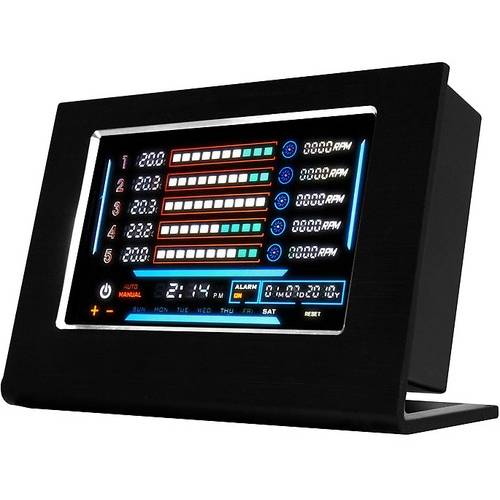 Fan controller NZXT Sentry LXE, Extern, Touch Screen, 5 ventilatoare, Negru