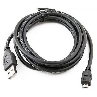 Cablu date Gembird USB2.0 la MicroUSB 2.0, 1,8m, bulk, Negru