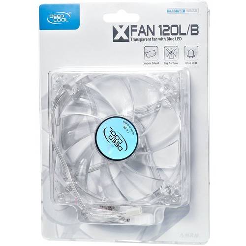 Ventilator PC DeepCool Xfan 120L/B LED blue 120mm