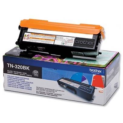 Toner Brother TN320BK, Original, capacitate 2500pg, Negru