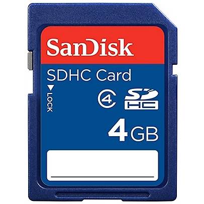 Card Memorie SanDisk SDHC, 4GB, Clasa 4