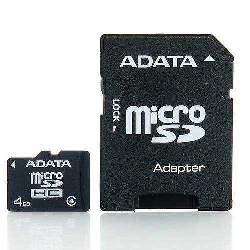 A-DATA Micro SDHC 4GB class4 adaptor SD