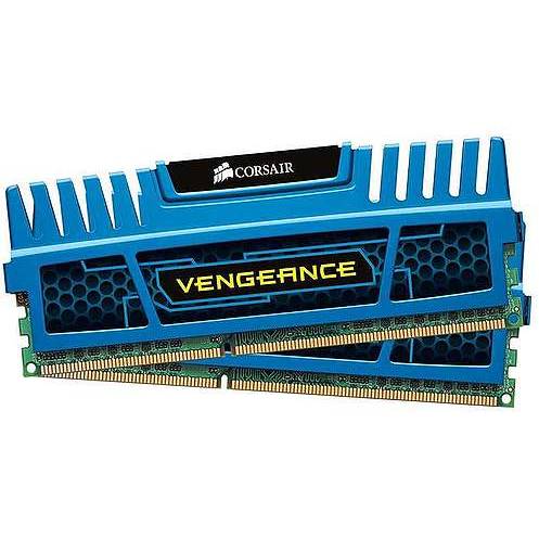 Memorie Corsair 8GB DDR3, 1600 MHz, CL9, Vengeance Albastru, Kit Dual