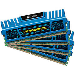 Memorie Corsair 16GB DDR3, 1600 MHz, CL9, Kit Quad, Vengeance