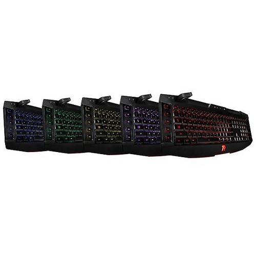 Tastatura Thermaltake Tt eSPORTS CHALLENGER Ultimate, Iluminare, 10 taste macro, ventilator , negru