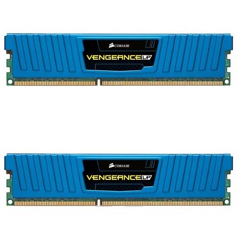 Memorie Corsair DDR3, 8GB (2 x 4GB), 1600MHz, CL9, Vengeance Blue LP, Rev. A
