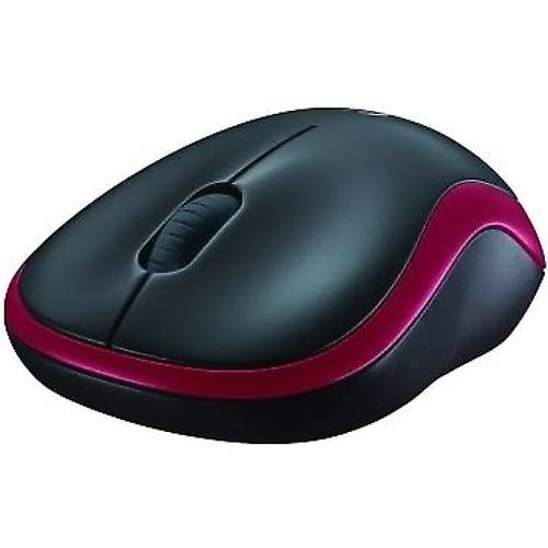 Mouse Logitech M185, Wireless, Rosu