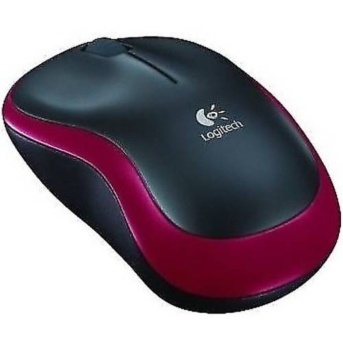 Mouse Logitech M185, Wireless, Rosu