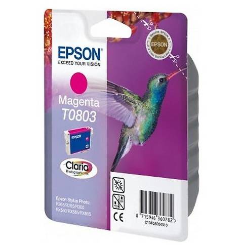 Cartus cerneala Epson Singlepack Magenta T0803 Claria Photographic, C13T08034011