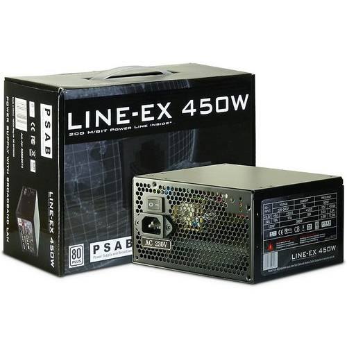 Sursa Inter-Tech Line-Ex, ATX 2.3, 450W, Negru