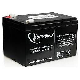 Acumulator UPS Gembird BAT-12V12AH, 12V/12AH, Negru