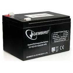 BAT-12V12AH, 12V/12AH, Negru