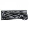 Kit Tastatura si Mouse A4Tech 3100N, Fara Fir, USB, Negru