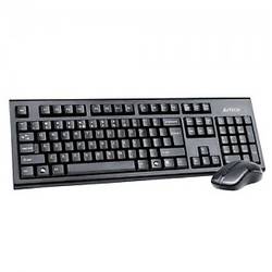 Kit Tastatura si Mouse A4Tech 3100N, Fara Fir, USB, Negru