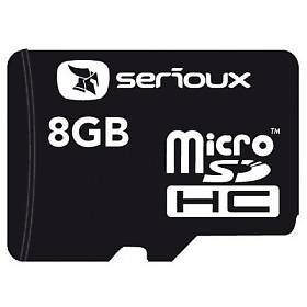 Serioux Micro SDHC, 8GB, Class10 + Adaptor SDHC