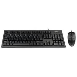 Kit Tastatura si Mouse A4Tech KR-8520D-USB, Cu Fir, USB, Negru
