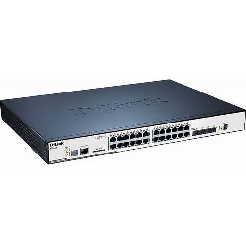 Switch D-LINK DGS-3120-24PC-SI, 24 porturi 10/100/1000 (24 PoE, 4 porturi Combo SFP)