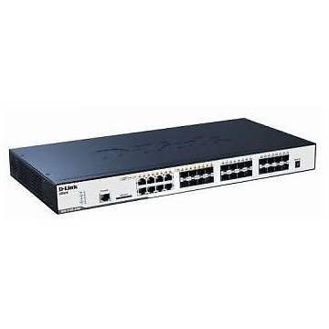 Switch D-LINK DGS-3120-24SC/SI, 8 porturi Combo 10/100/1000 SFP, 16 porturi SFP